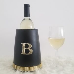 BLING FAUX PEARL MONOGRAM ACTIVE WINE COOLER